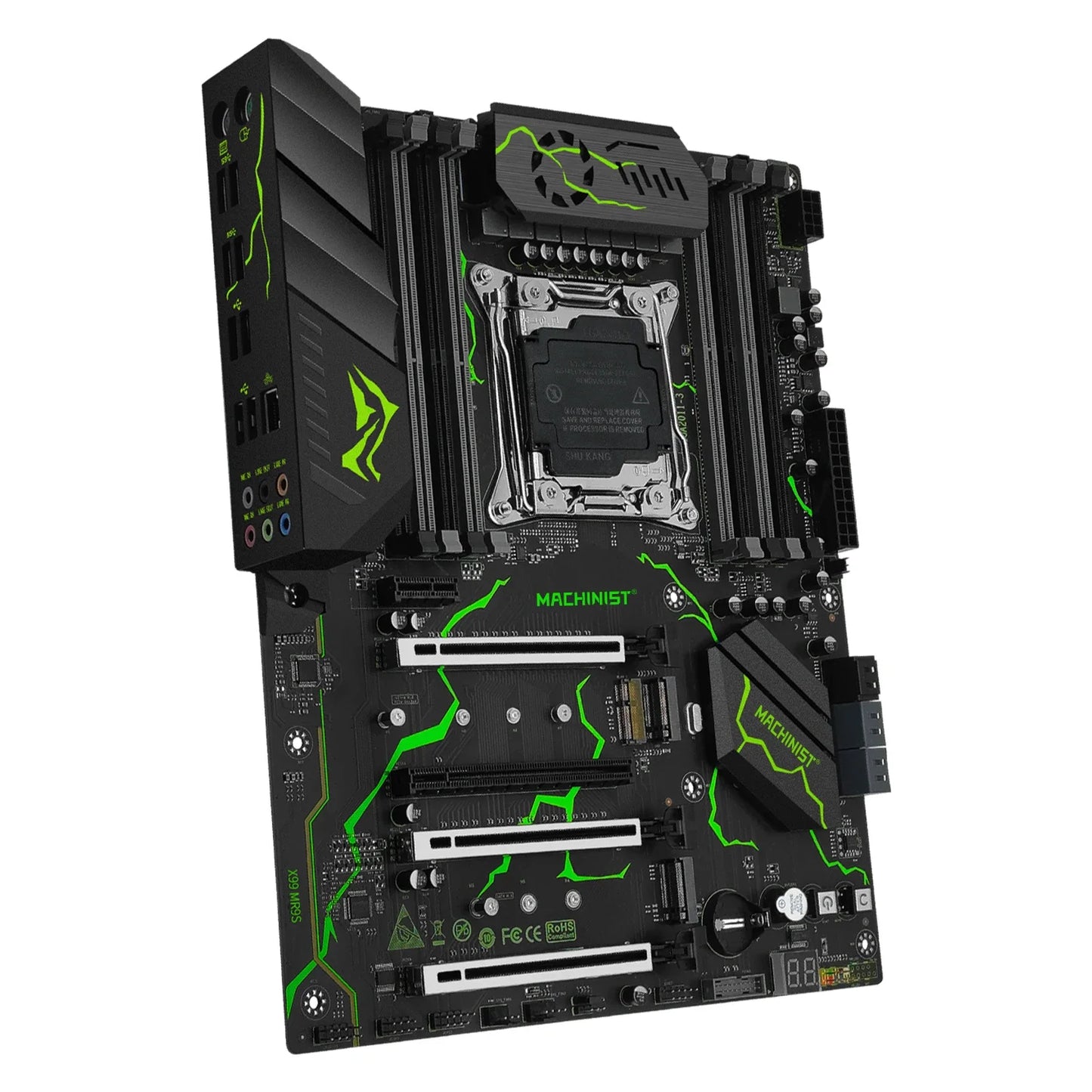 MR9S X99 Motherboard Combo LGA 2011-3 Xeon Kit E5 2690 V4 CPU DDR4 4*16GB RAM 2400MHz. SSD